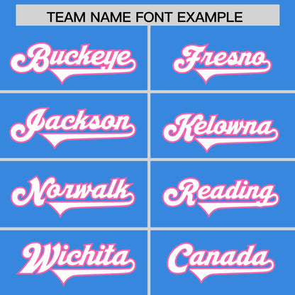 Custom Powder Blue Personalized Classic Authentic Football Jersey