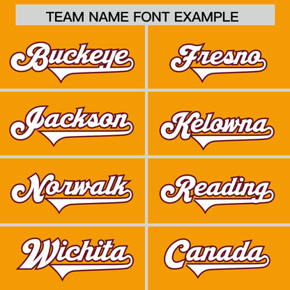 Custom Yellow Personalized Classic Authentic Football Jersey