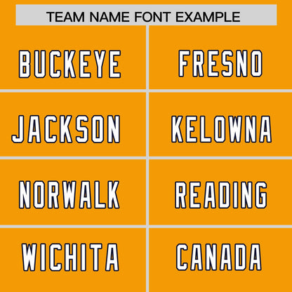 Custom Yellow Personalized Classic Authentic Football Jersey