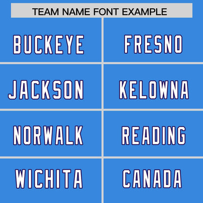 Custom Powder Blue Personalized Classic Authentic Football Jersey