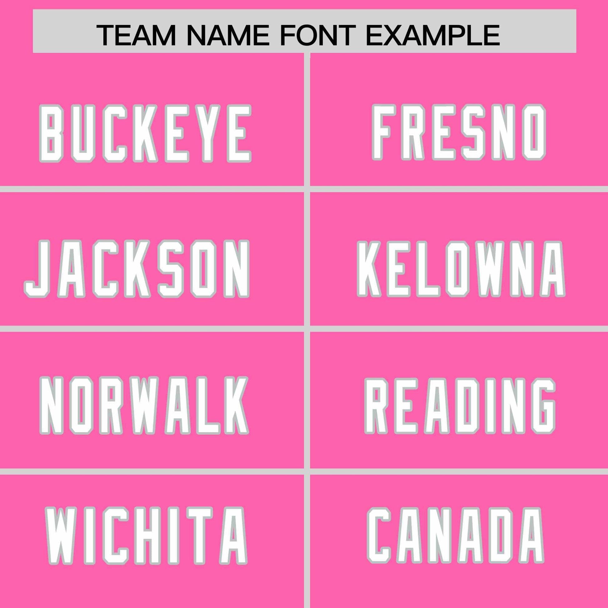 Custom Pink Personalized Classic Authentic Football Jersey
