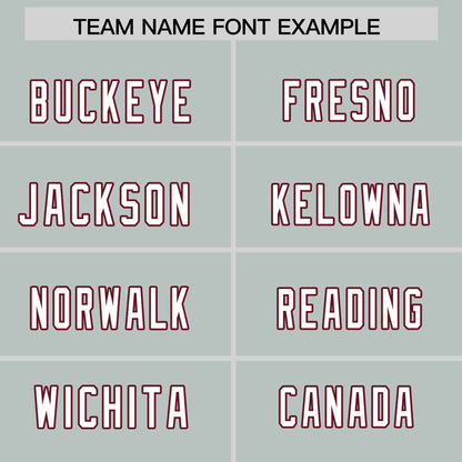 Custom Silver Personalized Classic Authentic Football Jersey
