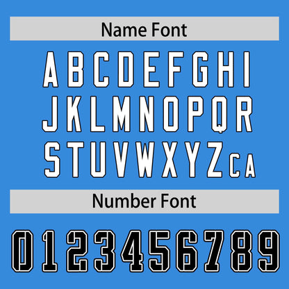 Custom Powder Blue Personalized Classic Authentic Football Jersey