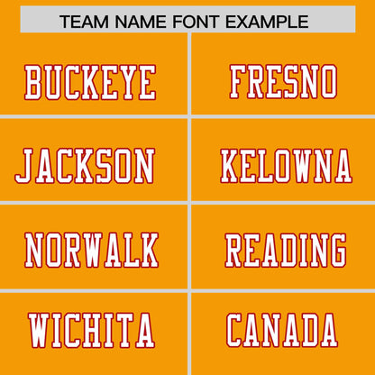 Custom Yellow Personalized Classic Authentic Football Jersey