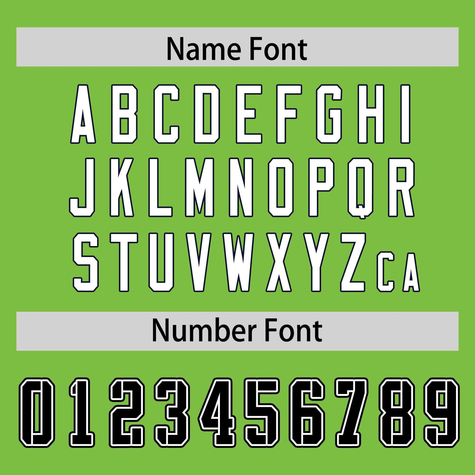 Custom Neon Green Personalized Classic Authentic Football Jersey