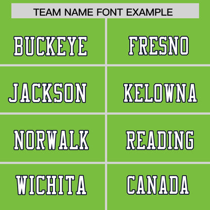 Custom Neon Green Personalized Classic Authentic Football Jersey