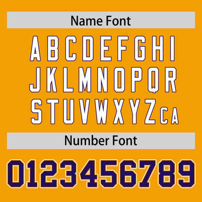 Custom Yellow Personalized Classic Authentic Football Jersey