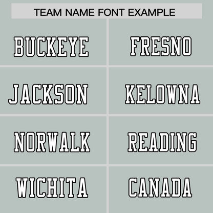 Custom Silver Personalized Classic Authentic Football Jersey