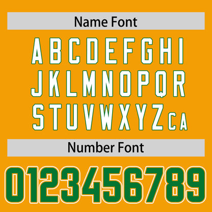 Custom Yellow Personalized Classic Authentic Football Jersey