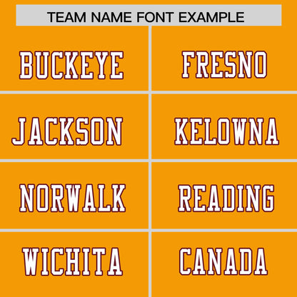 Custom Yellow Personalized Classic Authentic Football Jersey