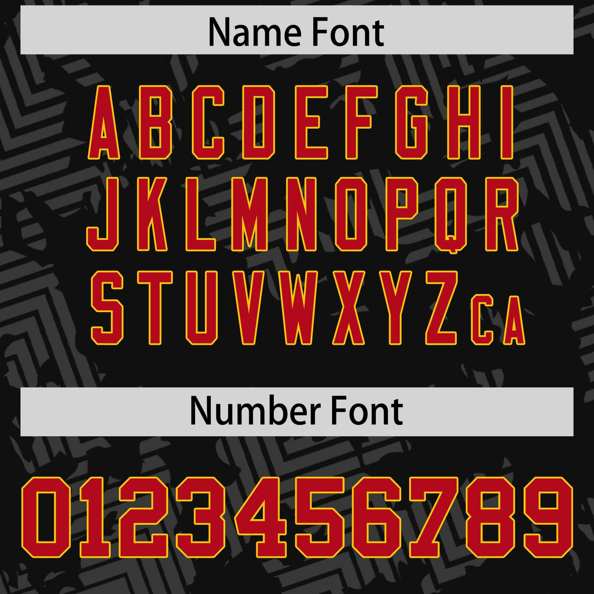 Custom Black Red-Gold Personalized Graffiti Line Design Authentic Football Jersey