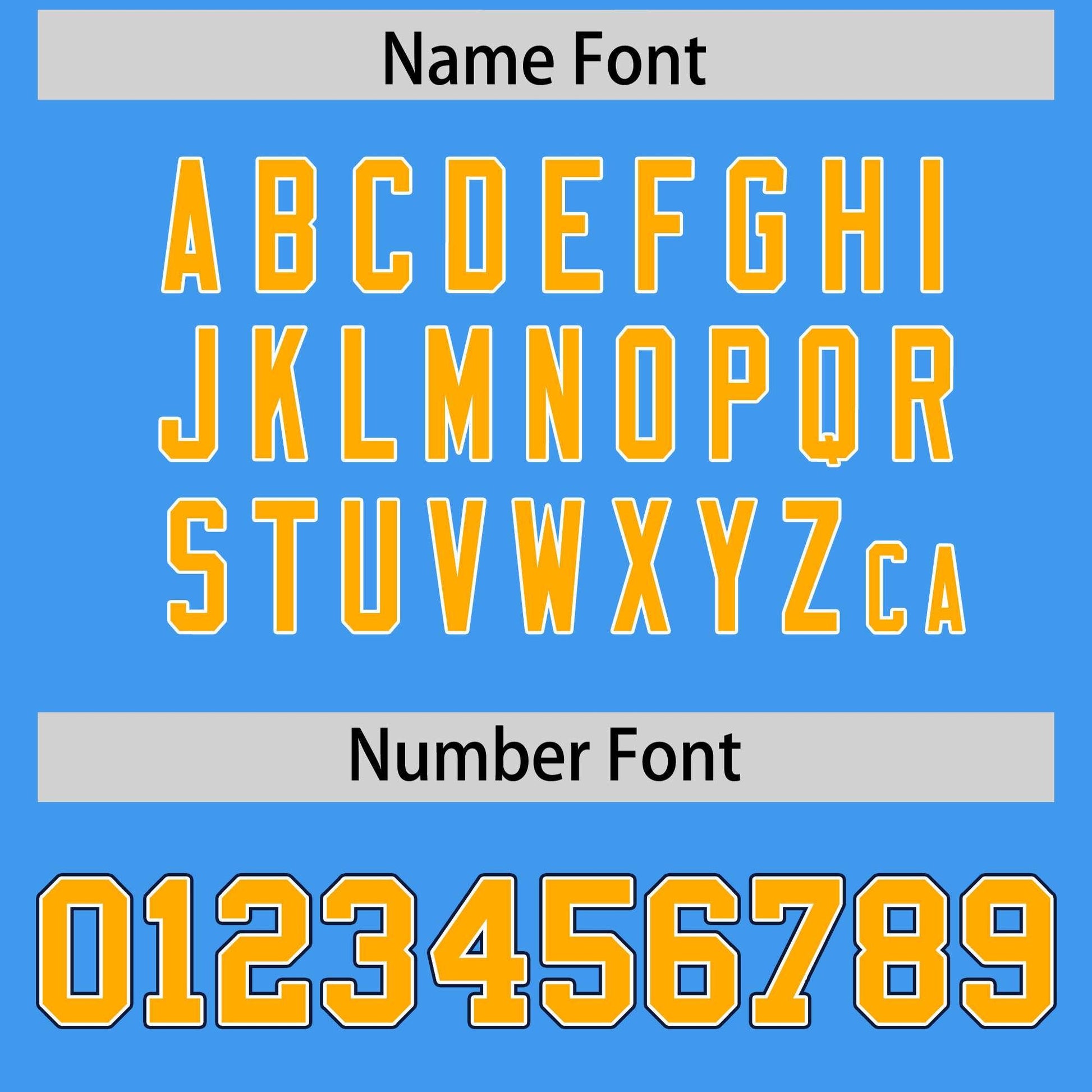 Custom Powder Blue Yellow Personalized Insert Color Design Authentic Football Jersey
