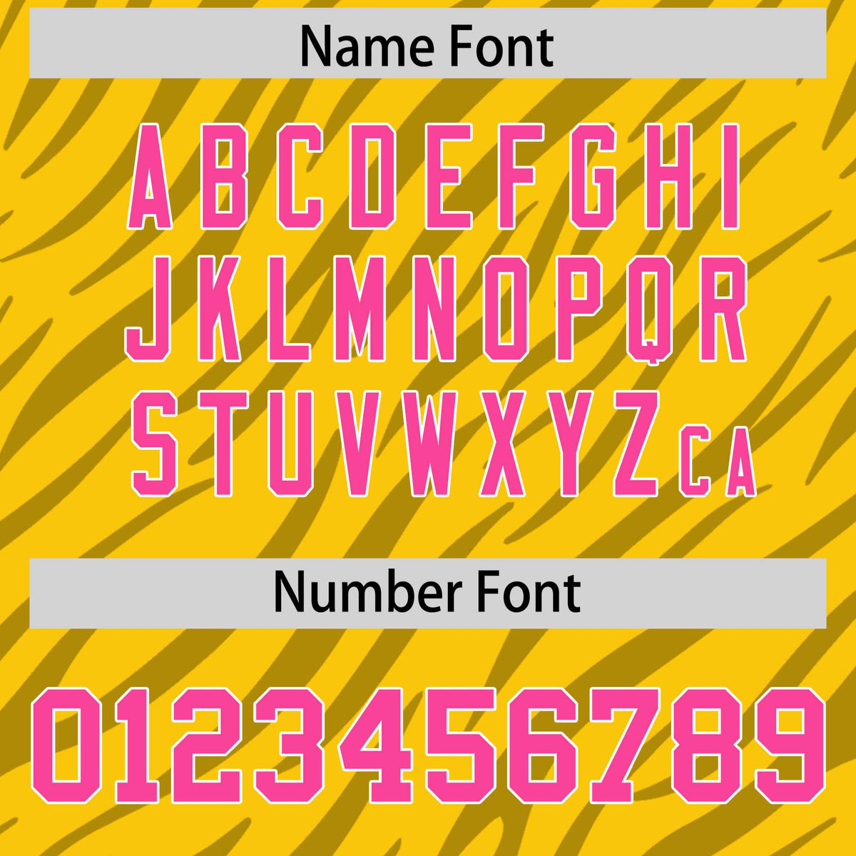 Custom Gold Black Personalized Tiger Stripe Graffiti Pattern Authentic Football Jersey