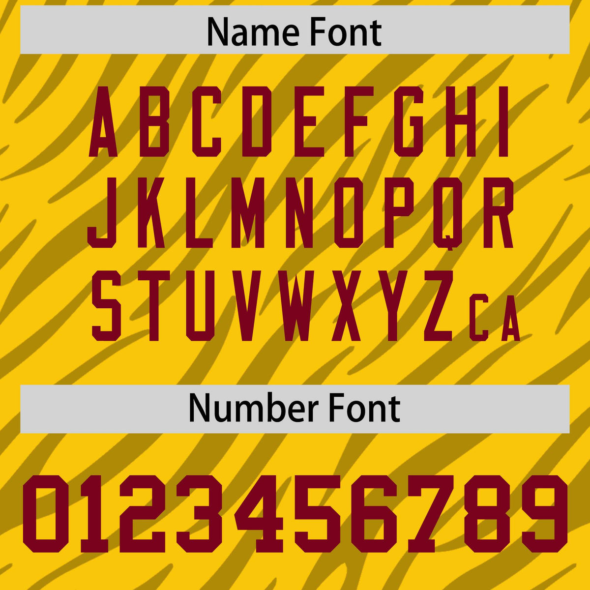 Custom Gold Black Personalized Tiger Stripe Graffiti Pattern Authentic Football Jersey