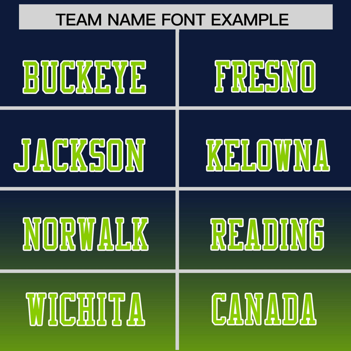 Custom Navy Neon Green Gradient Fashion Personalized Authentic Football Jersey