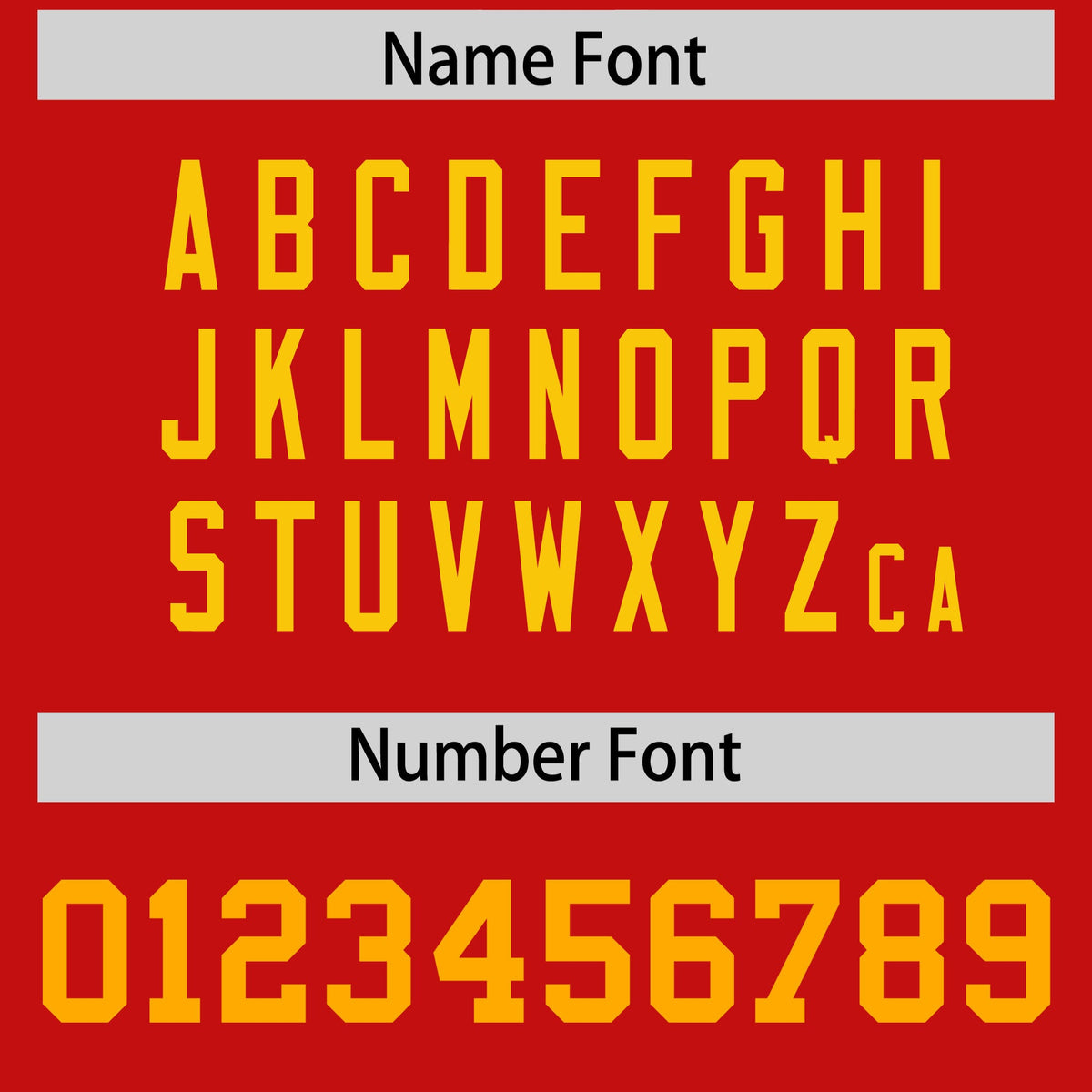 Custom Red Yellow Personalized Shoulder Star Pattern Authentic American Football Jersey