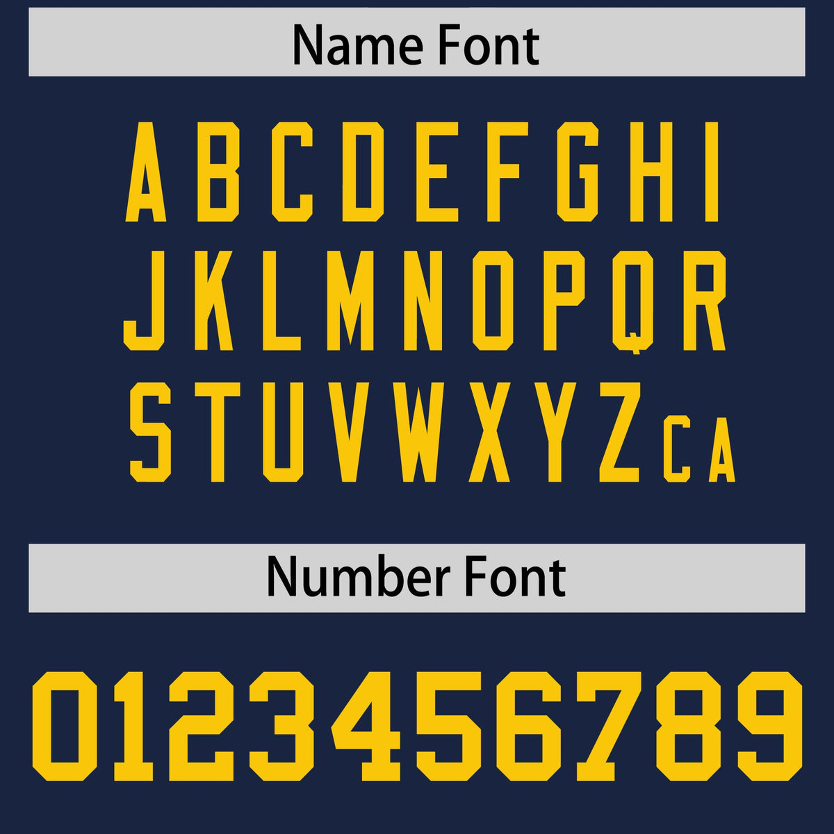 Custom Navy Gold Personalized Shoulder Star Pattern Authentic American Football Jersey