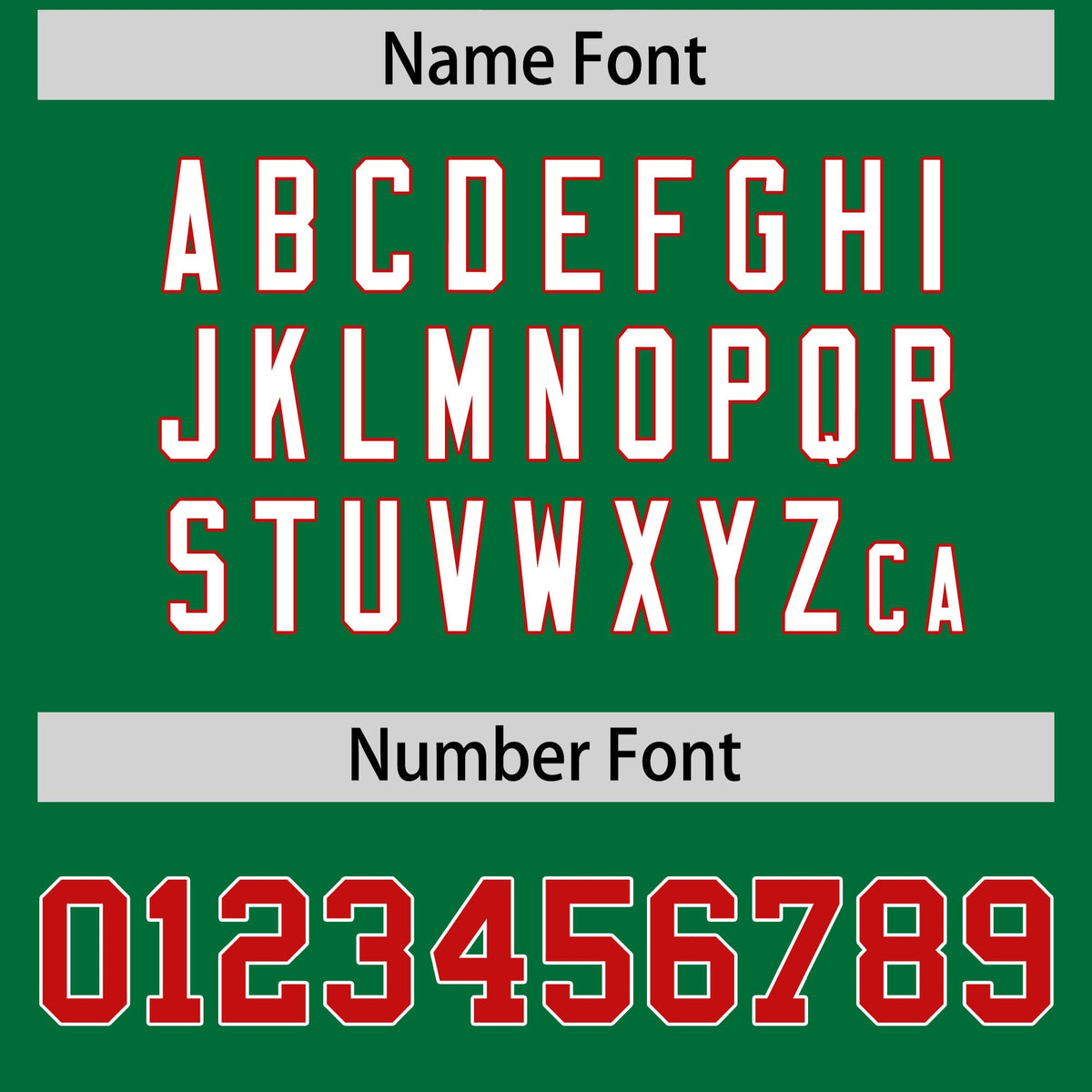 Custom Kelly Green Red Personalized Shoulder Star Pattern Authentic American Football Jersey