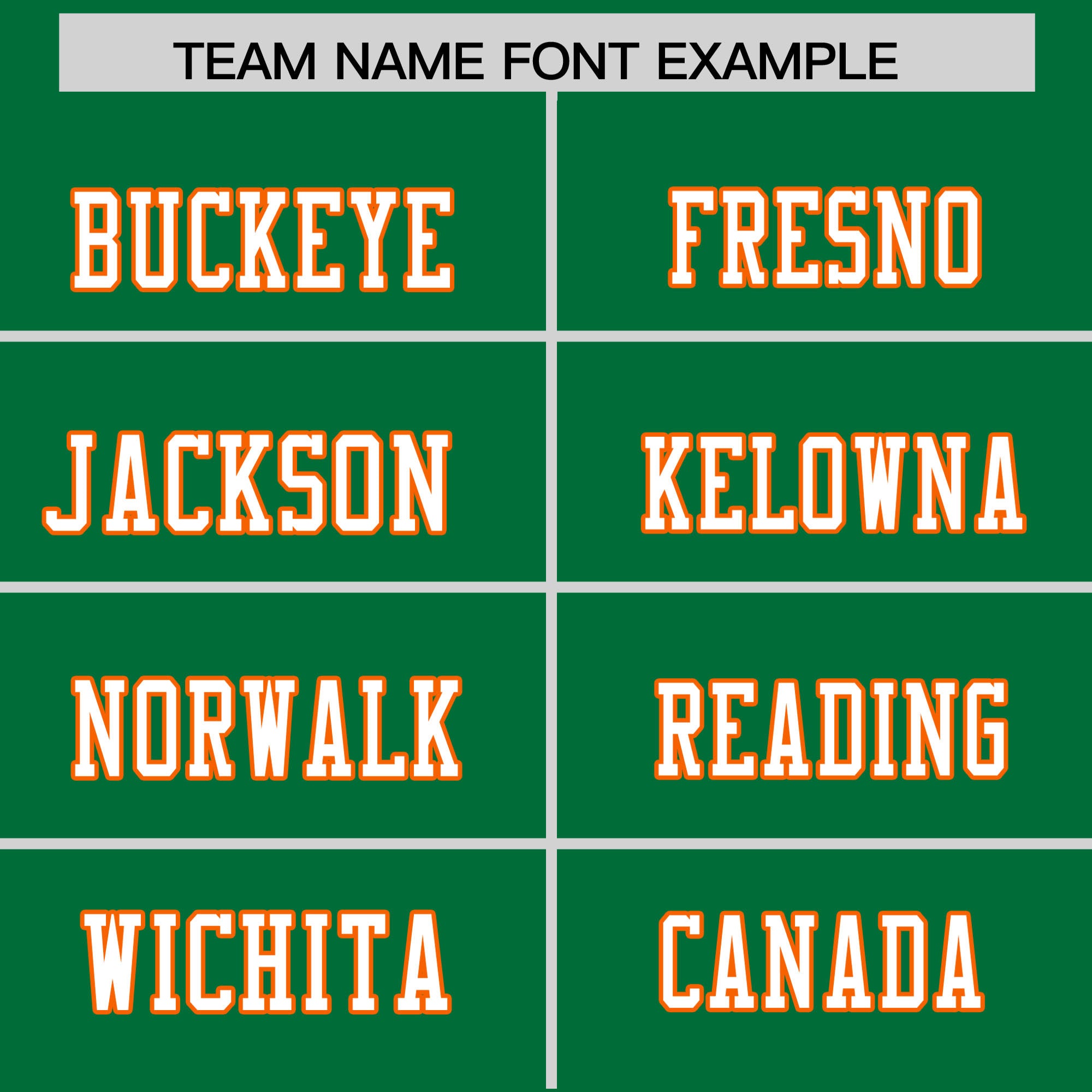 Custom Kelly Green Orange Personalized Shoulder Star Pattern Authentic American Football Jersey