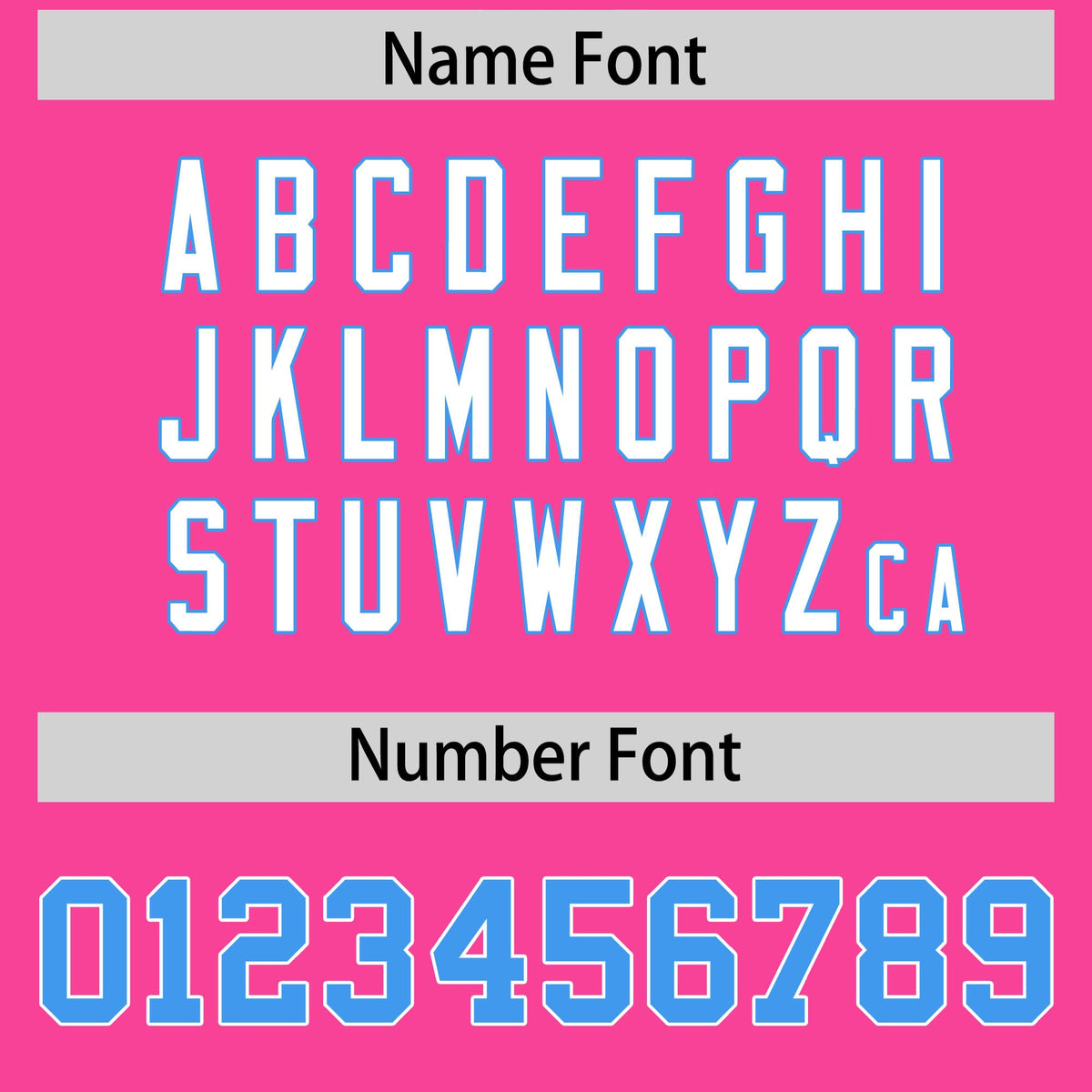 Custom Pink Powder Blue Personalized Shoulder Star Pattern Authentic American Football Jersey