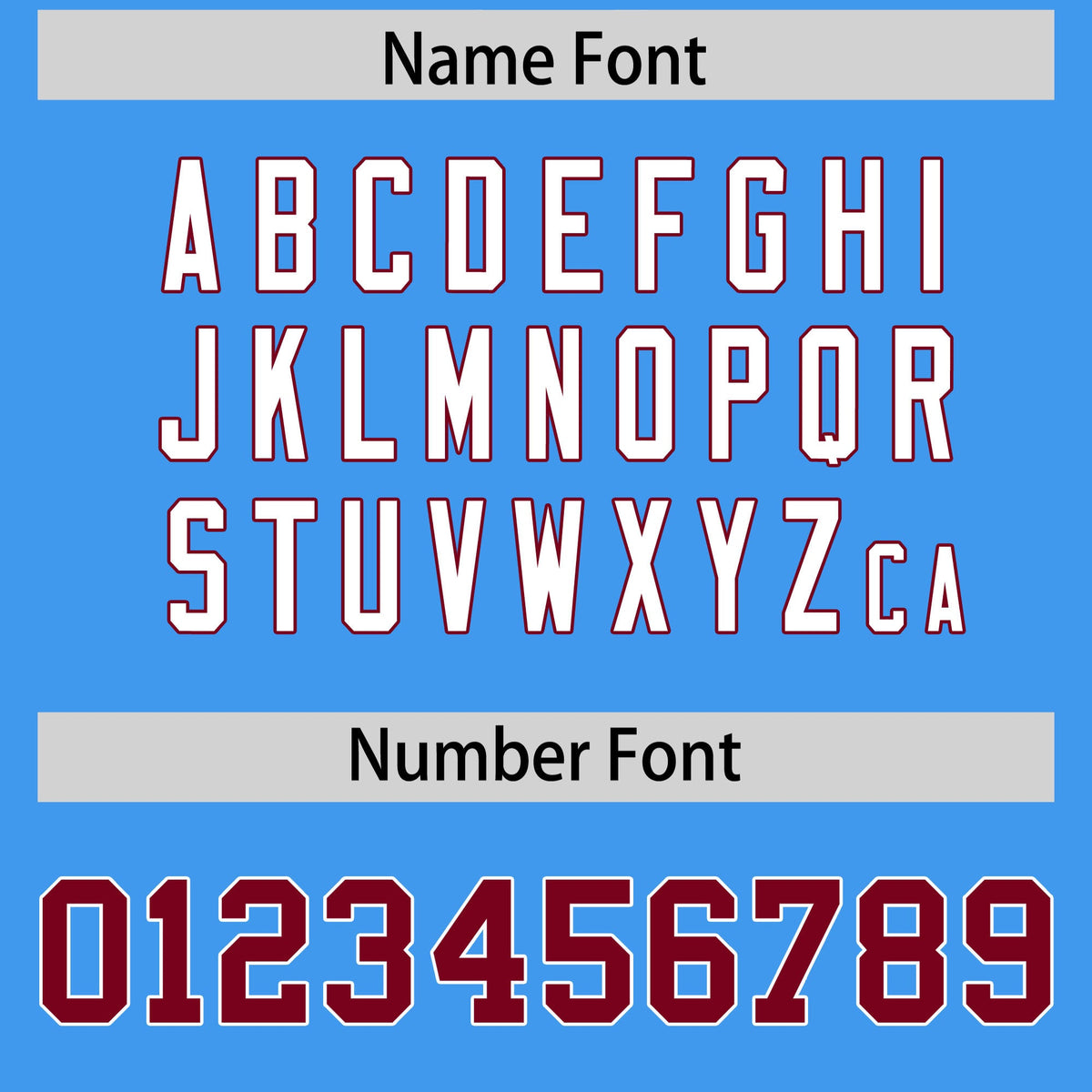 Custom Powder Blue Crimson Personalized Shoulder Star Pattern Authentic American Football Jersey