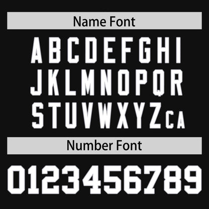 Custom Black White-Gray Personalized Classic Authentic Football Jersey