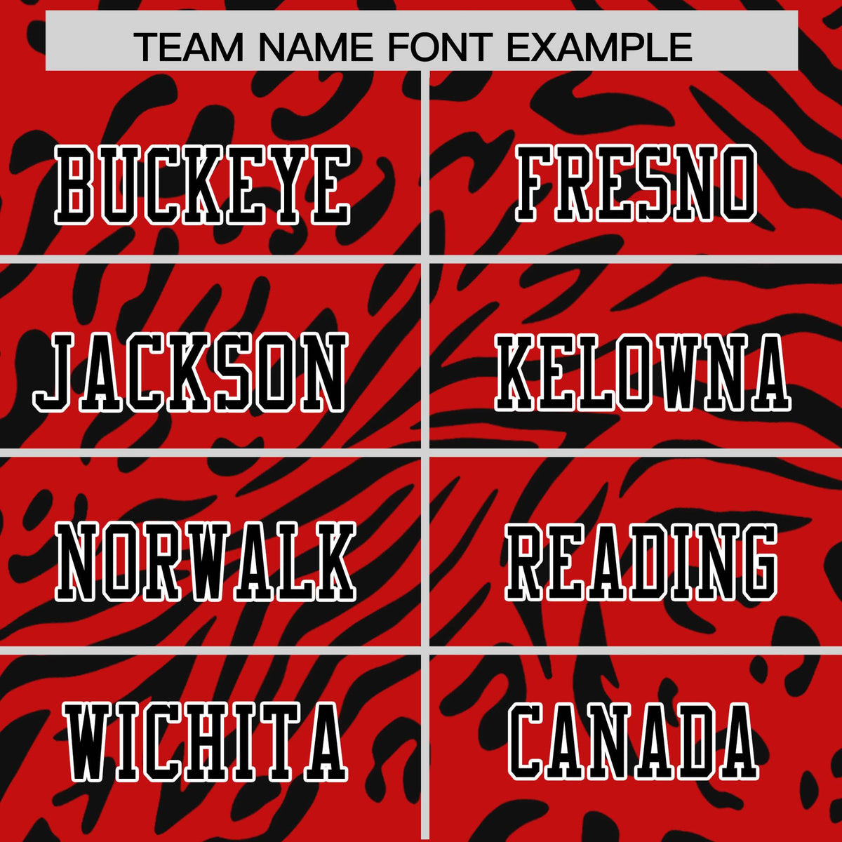 Custom Red Black Personalized Zebra Stripes Pattern Authentic Football Jersey