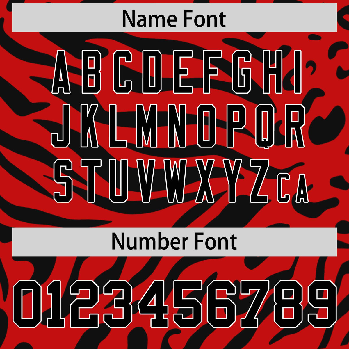 Custom Red Black Personalized Zebra Stripes Pattern Authentic Football Jersey