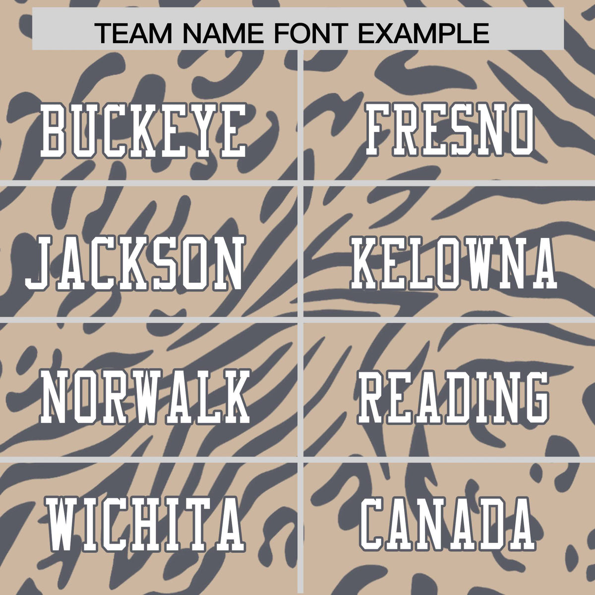 Custom Light Brown Dark Gray Personalized Zebra Stripes Pattern Authentic Football Jersey