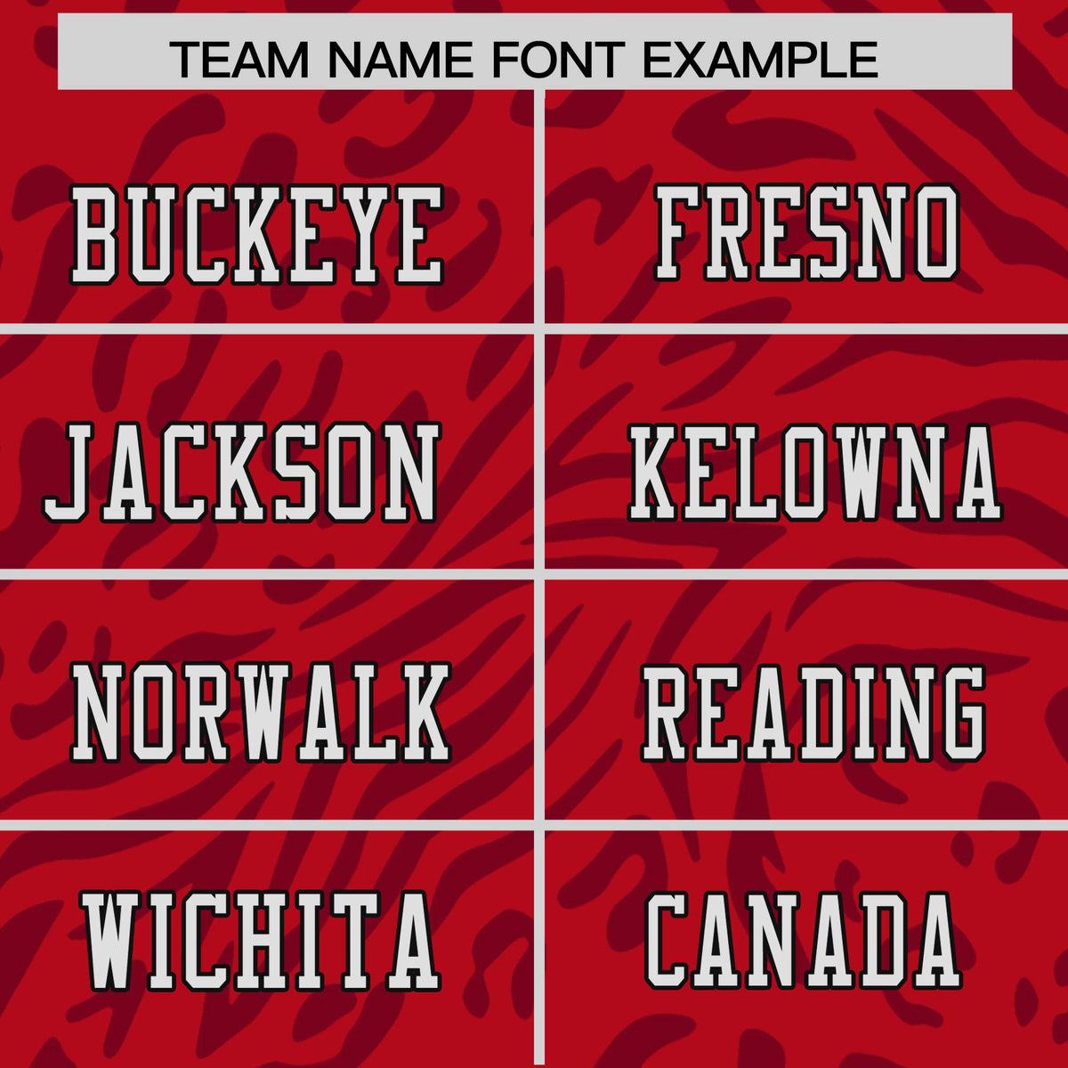 Custom Red Crimson Personalized Zebra Stripes Pattern Authentic Football Jersey