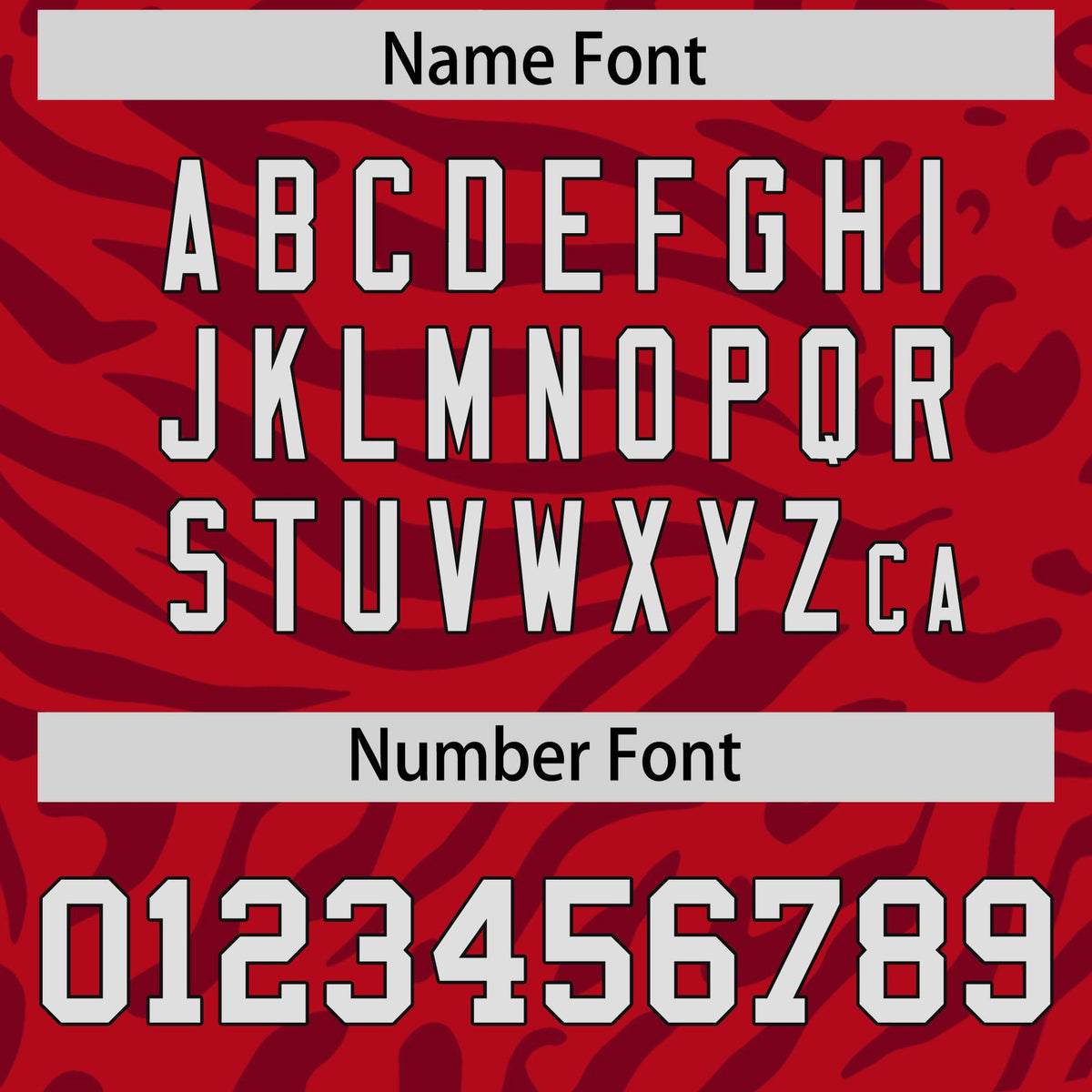 Custom Red Crimson Personalized Zebra Stripes Pattern Authentic Football Jersey