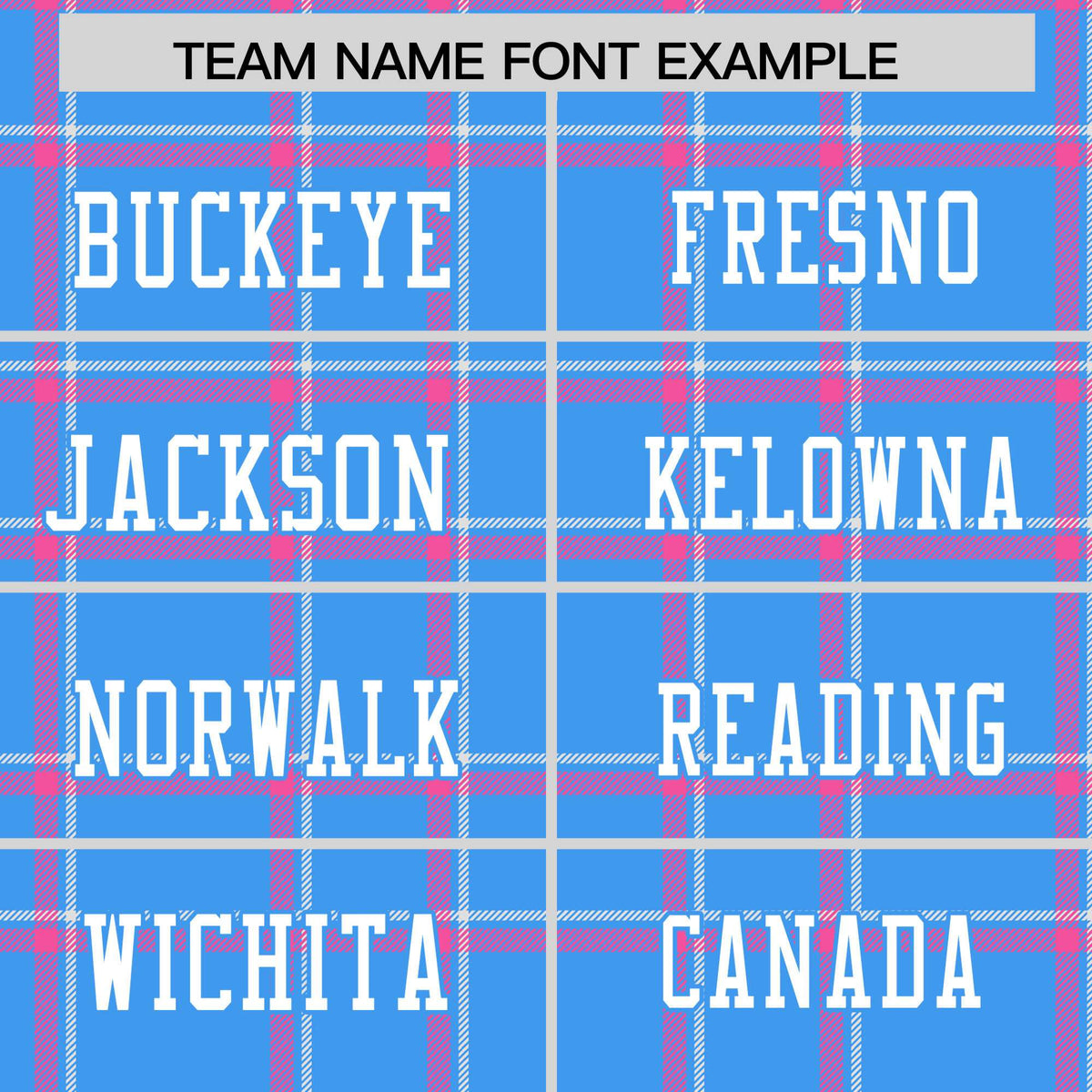 Custom Powder Blue Personalized Plaid Pattern Design Authentic Football Jersey