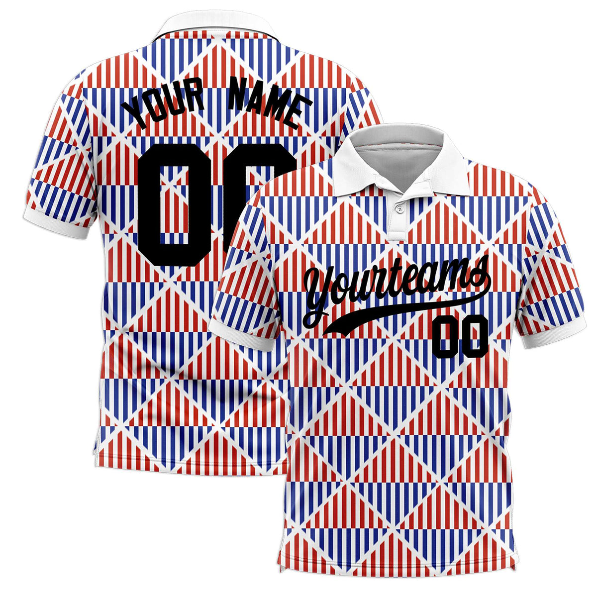 Custom White Lingge Sunshine Polo Shirts