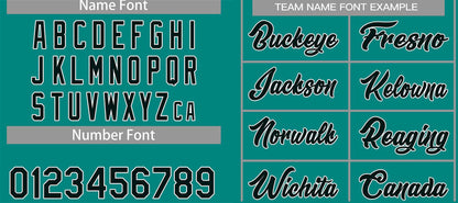 Custom Teal Black-White Classic Tops Casual Basketball Jersey