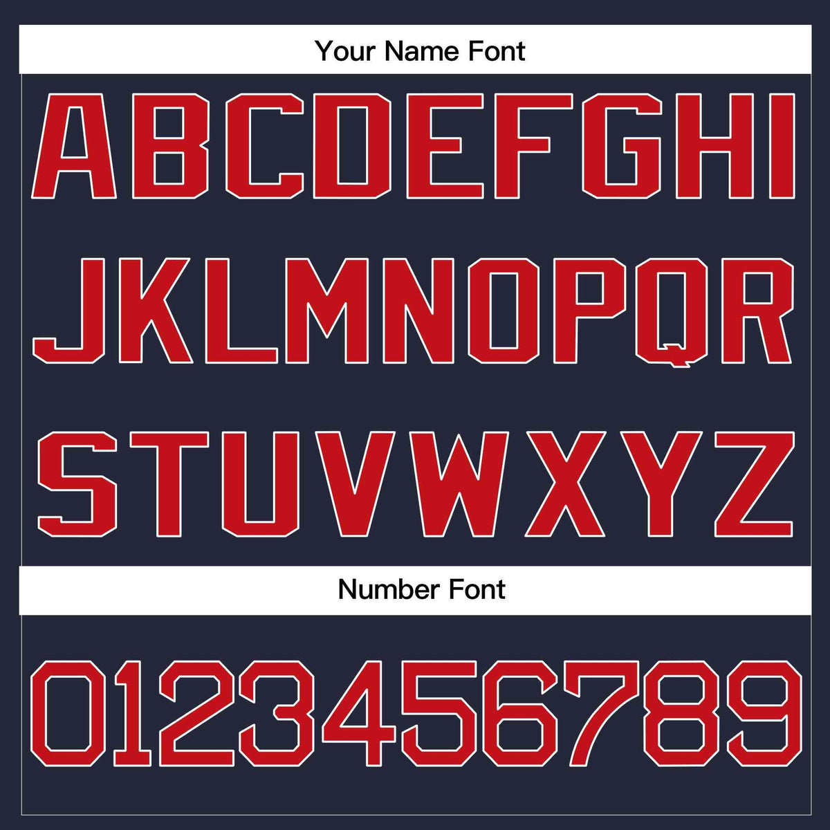 Custom Navy Red-White Classic Style Crew neck T-Shirts Full Sublimated