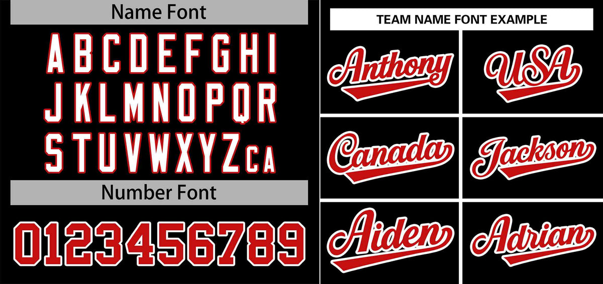 Custom Black Red-White Stripe Fashion Raglan Sleeves Authentic Baseball Jersey