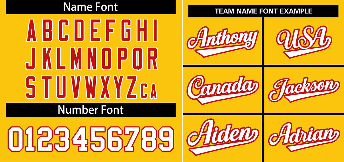 Custom Gold White-Red Stripe Fashion Raglan Sleeves Authentic Baseball Jersey