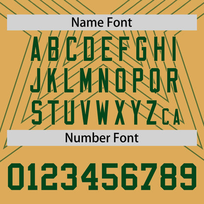 Custom Old Gold Green Personalized Star Pattern Raglan Sleeves Performance T-Shirt