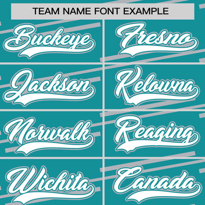 Custom Aqua Gray Personalized Slanting Line Graffiti Pattern Performance T-Shirt