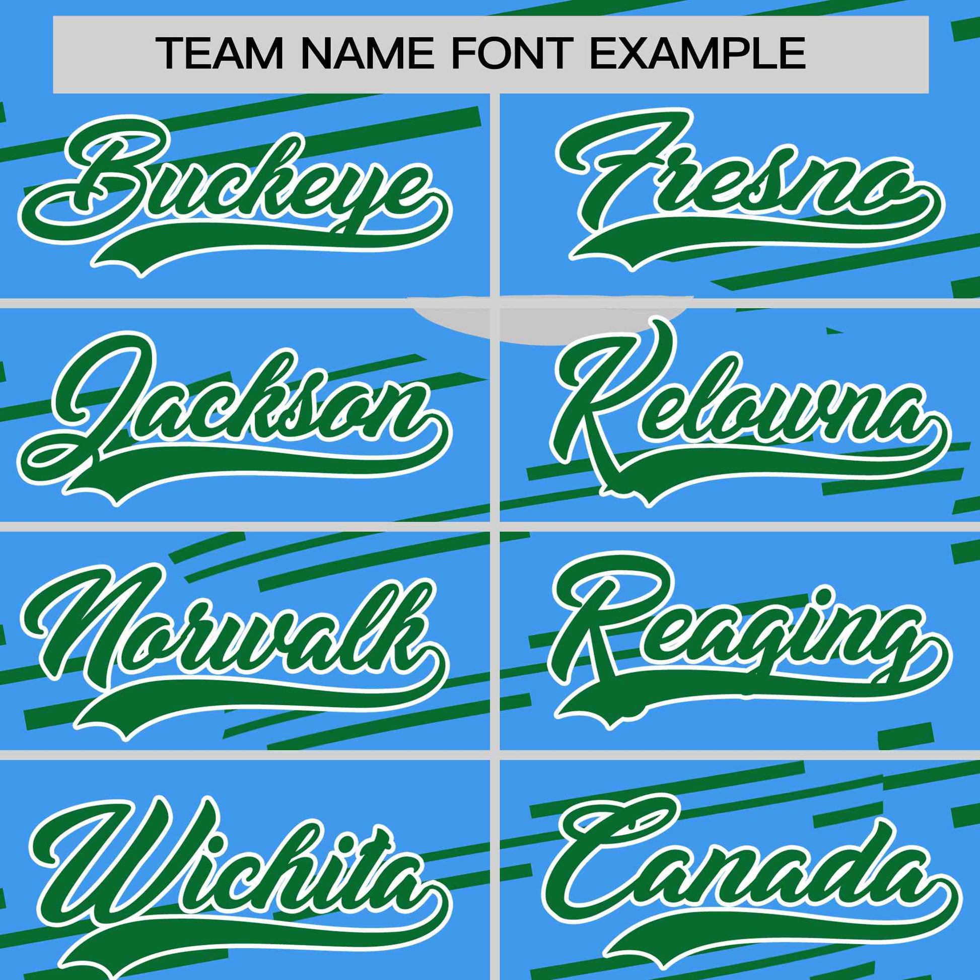 Custom Powder Blue Kelly Green Personalized Slanting Line Graffiti Pattern Performance T-Shirt