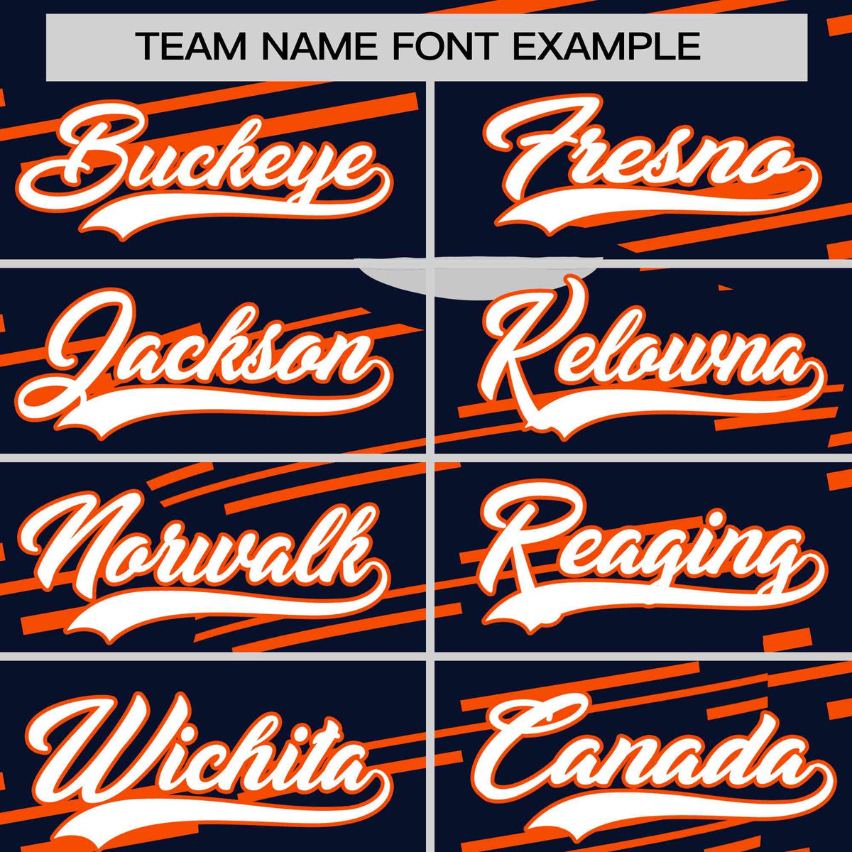 Custom Navy Orange Personalized Slanting Line Graffiti Pattern Performance T-Shirt