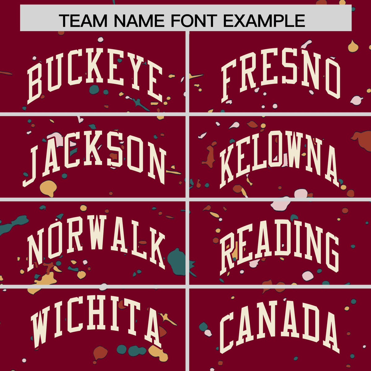 Custom Crimson Cream Spray Painting Graffiti Pattern Personalization T-shirt| KXKSHOP