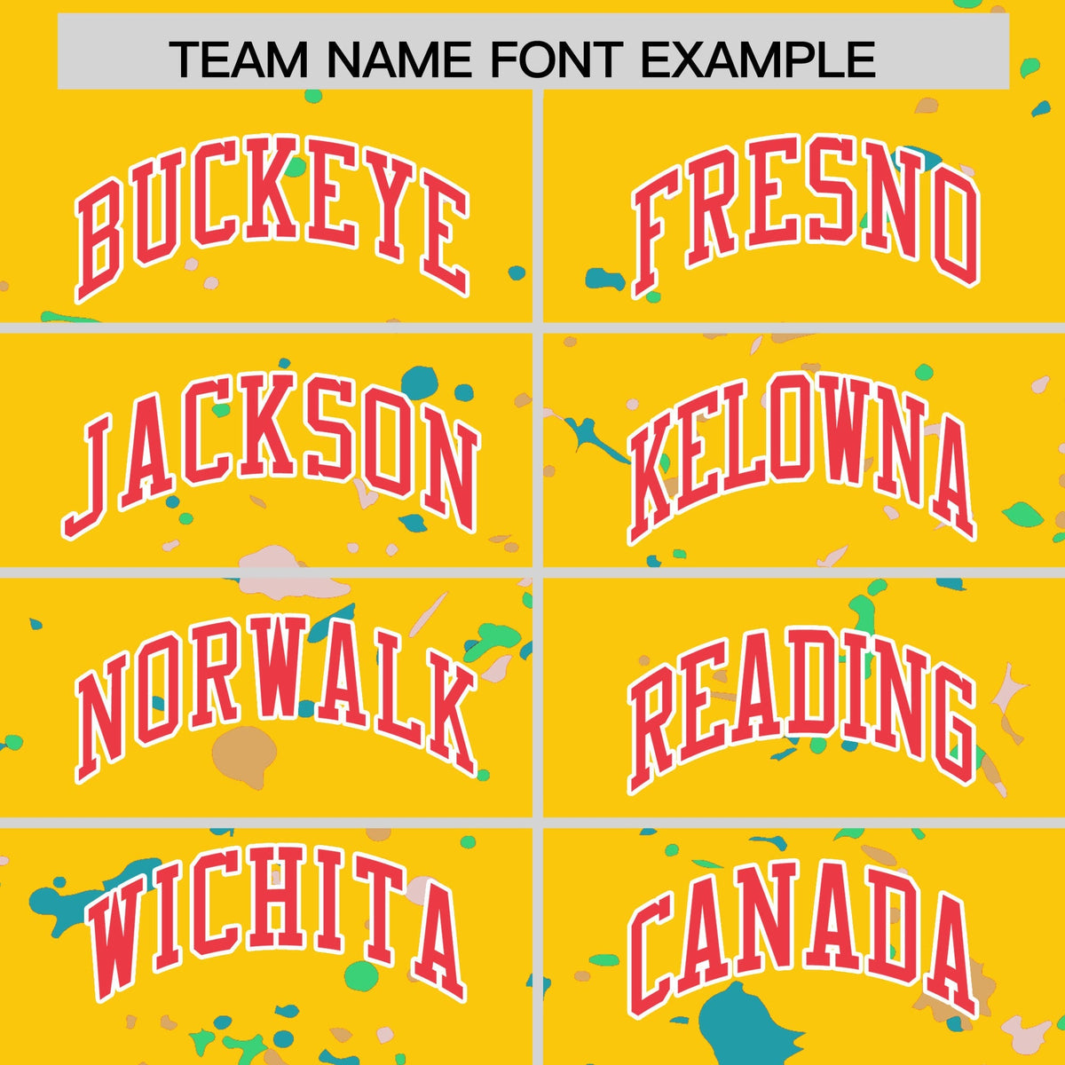 Custom Gold Light Red White Spray Painting Graffiti Pattern Personalization T-shirt| KXKSHOP