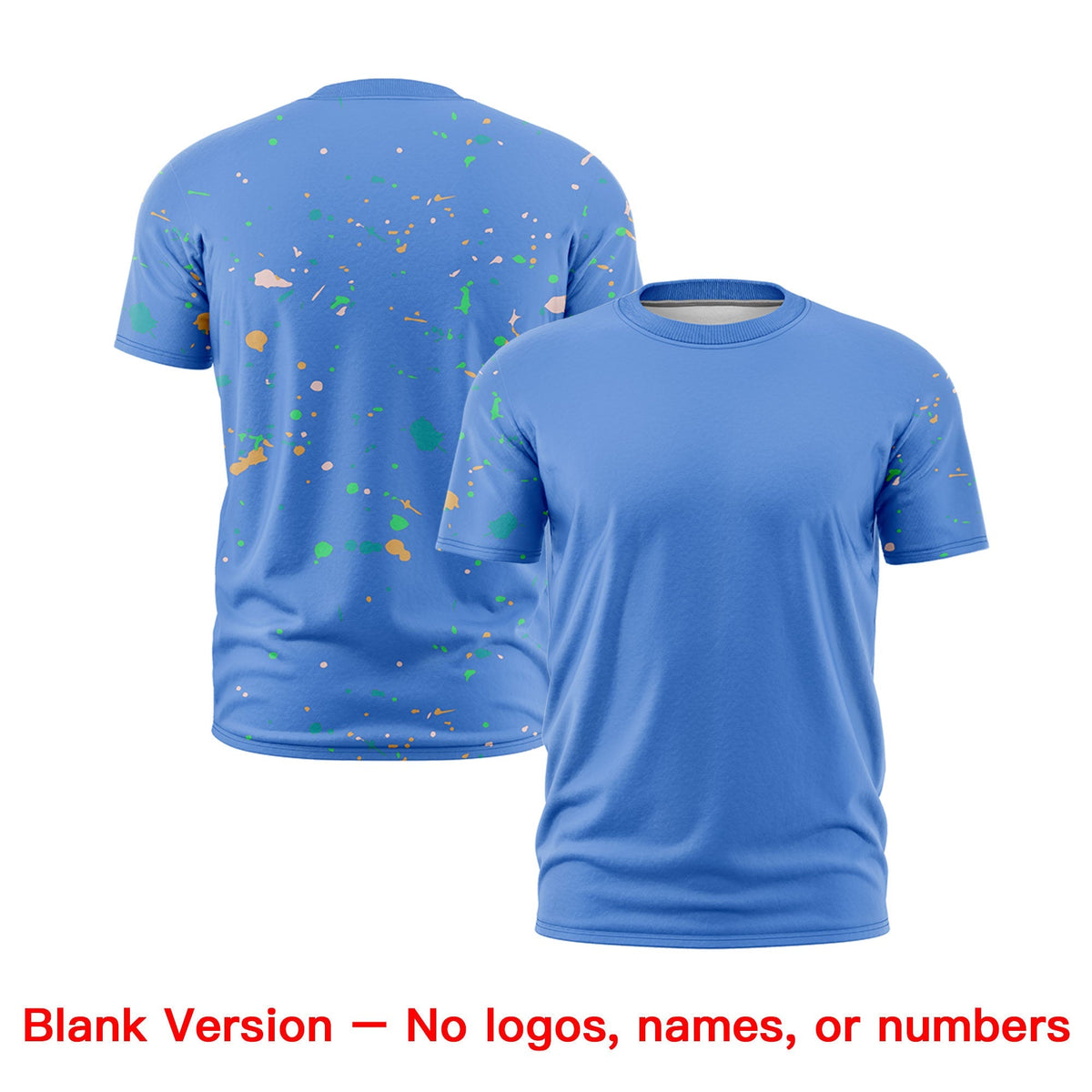 Custom Light Blue Pink White Spray Painting Graffiti Pattern Personalization T-shirt| KXKSHOP
