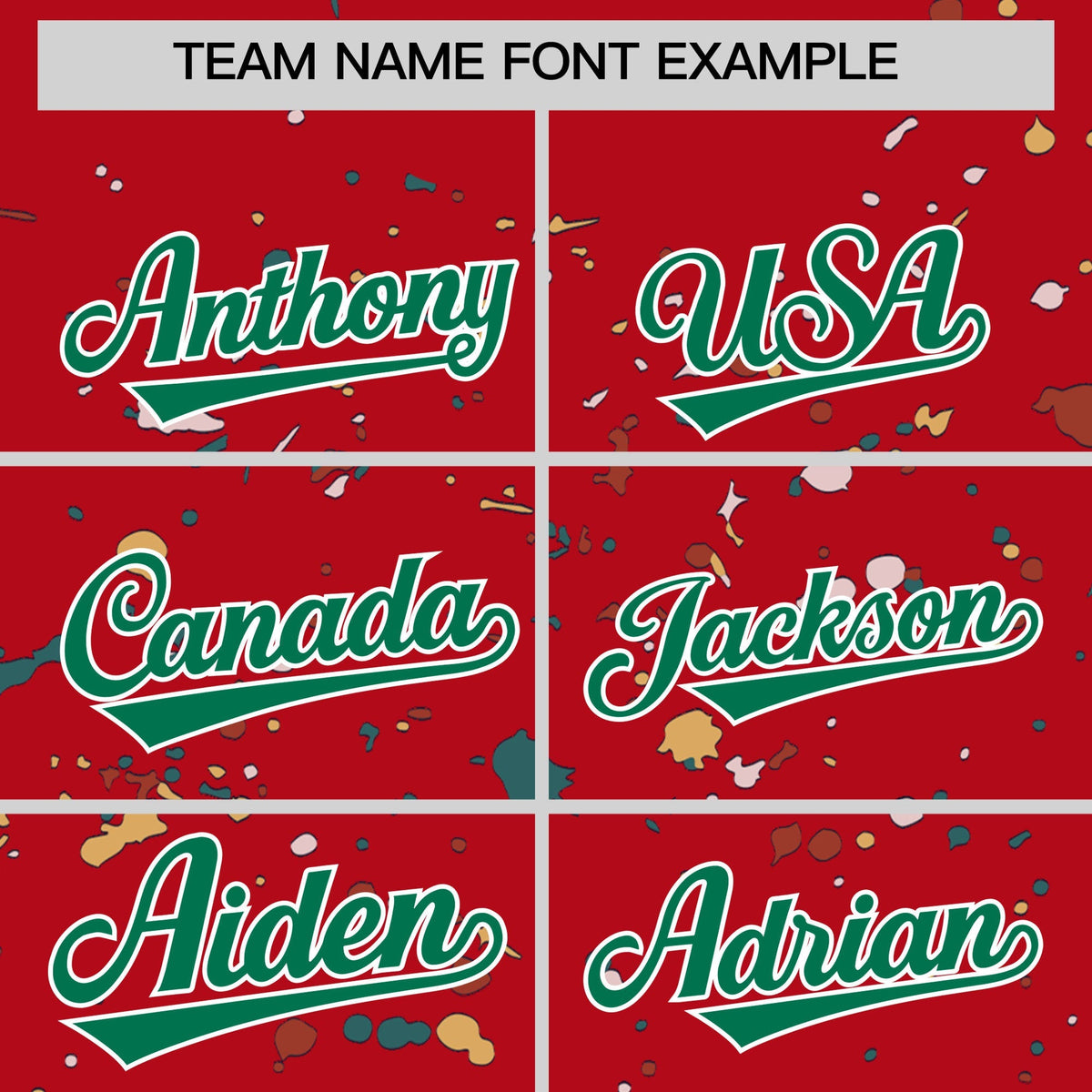 Custom Red Kelly Green White Spray Painting Graffiti Pattern Personalization T-shirt| KXKSHOP