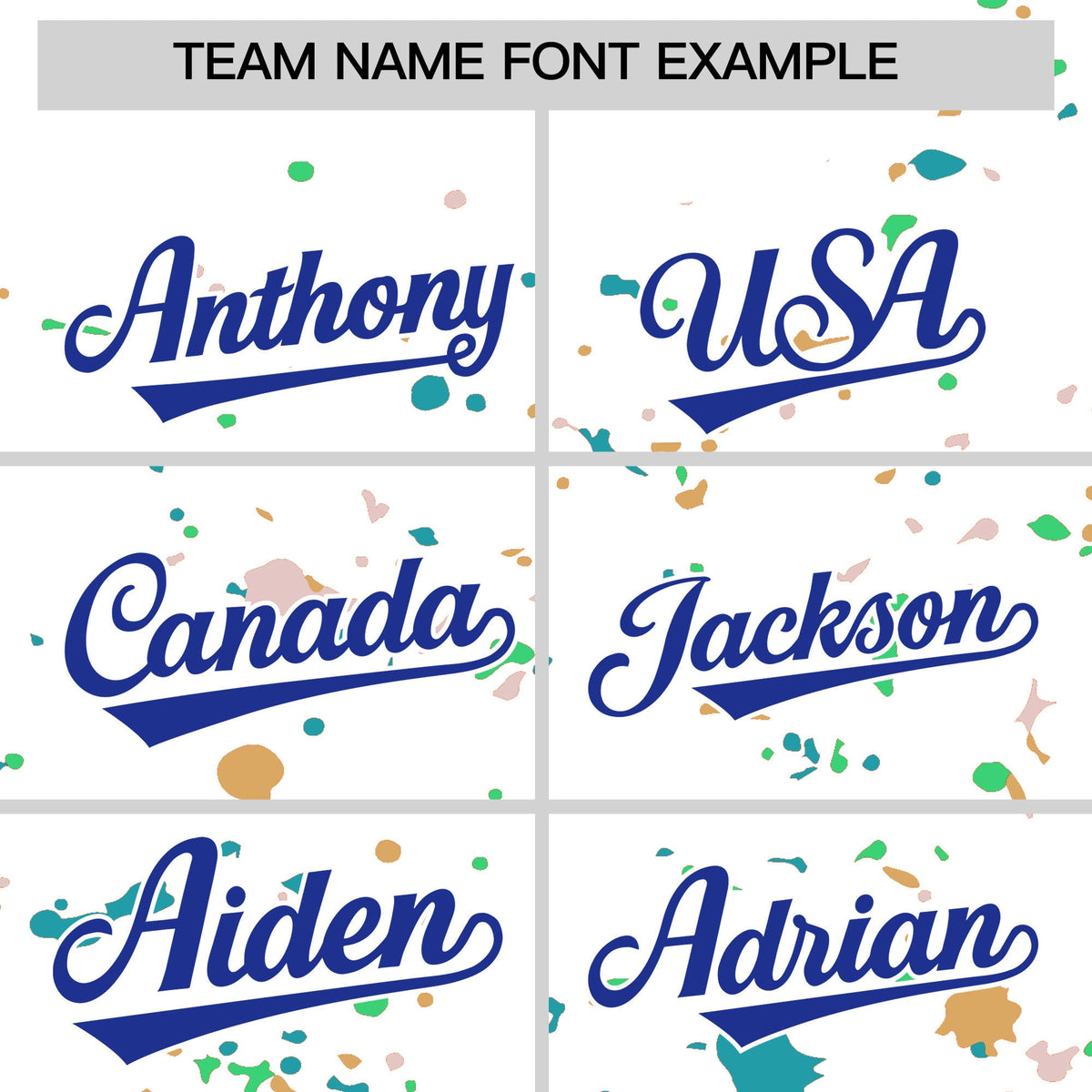 Custom White Royal Blue Spray Painting Graffiti Pattern Personalization T-shirt| KXKSHOP