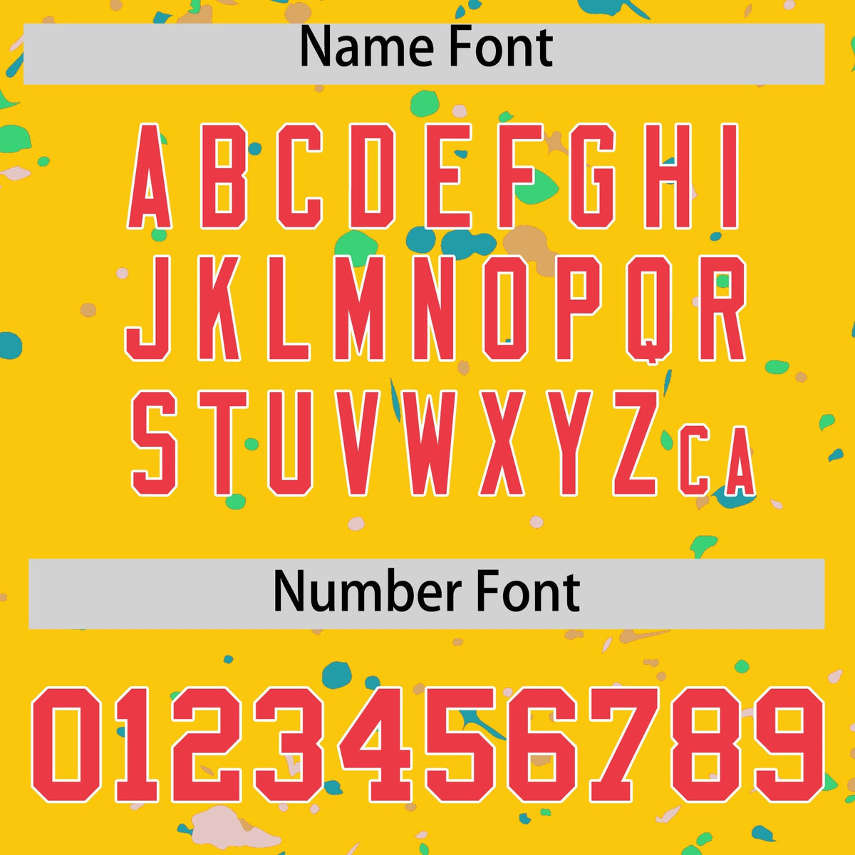 Custom Gold Light Red White Spray Painting Graffiti Pattern Personalization T-shirt| KXKSHOP