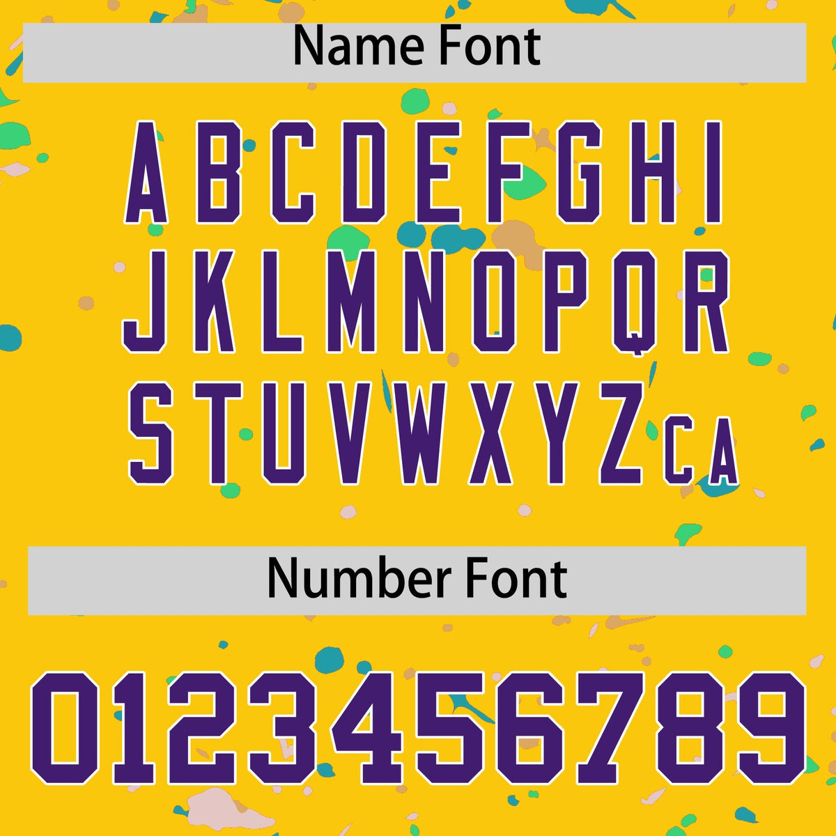 Custom Gold Purple White Spray Painting Graffiti Pattern Personalization T-shirt| KXKSHOP