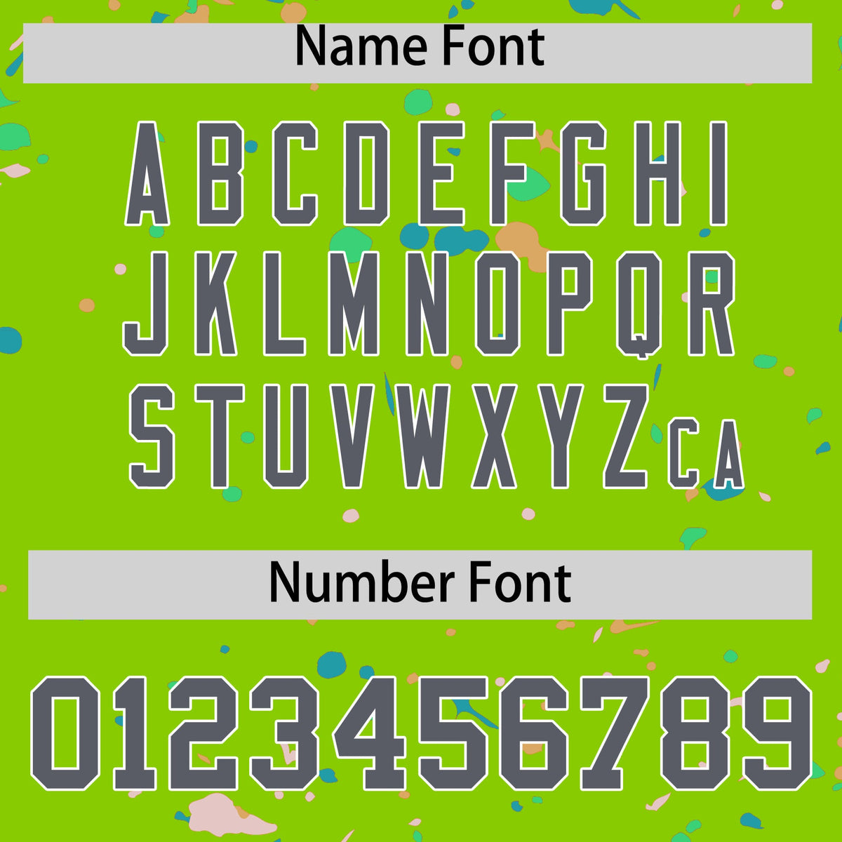 Custom Neon Green Gray White Spray Painting Graffiti Pattern Personalization T-shirt| KXKSHOP