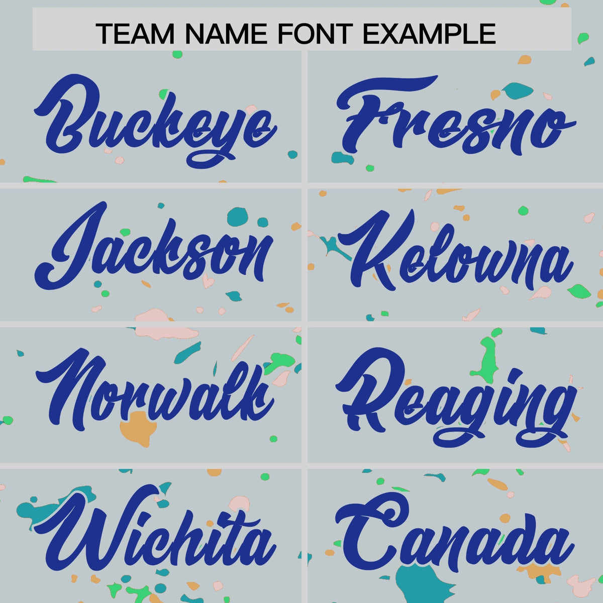 Custom Silver Royal Blue Spray Painting Graffiti Pattern Personalization T-shirt| KXKSHOP